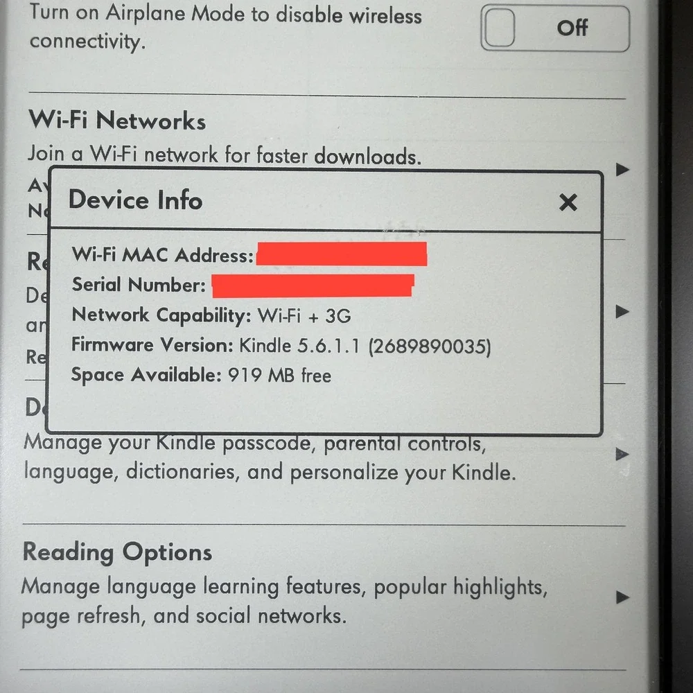 Amazon kindle paperwhite